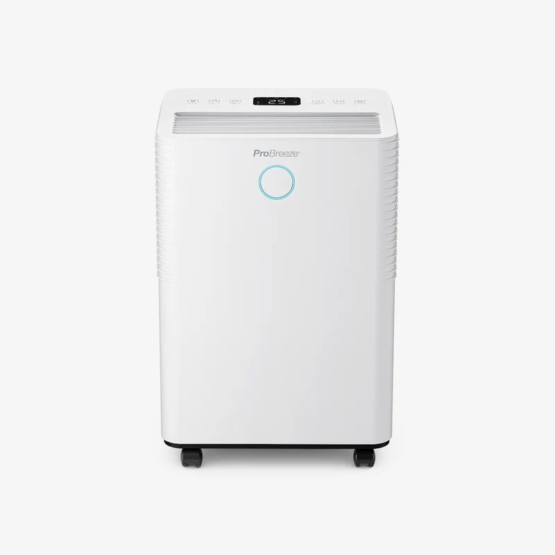 OmniDry 10L Quiet Compact Space Saving Low Energy Dehumidifier with Laundry Mode